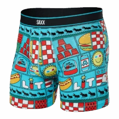 Saxx Daytripper Boxer Brief - July Block Party/Blue