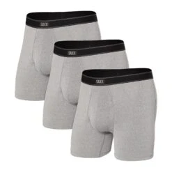 Saxx Daytripper Boxer Brief Fly 3PK (Grey Heather)