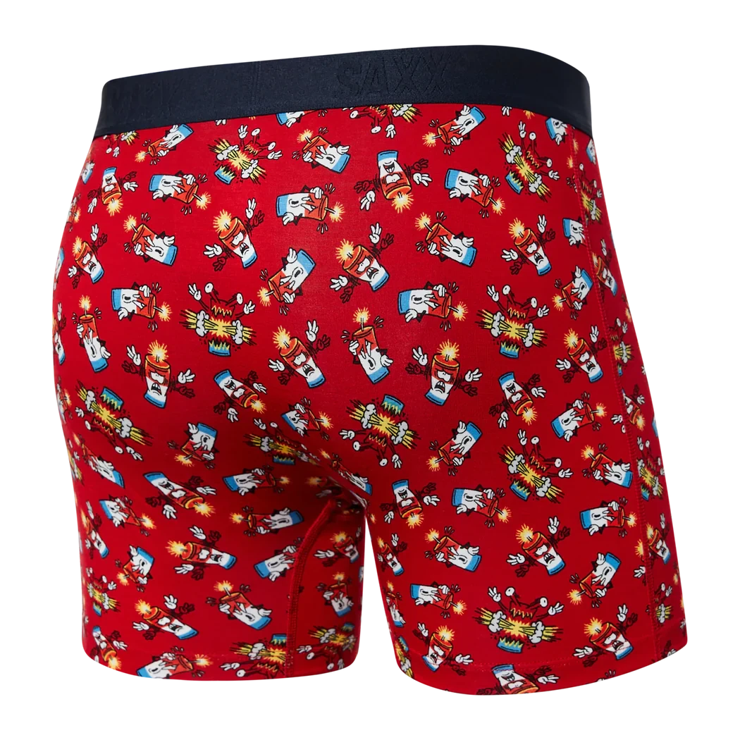 Saxx Vibe Boxer Brief - Big Bang/Red 2 Saxx Vibe Boxer Brief - Big Bang/Red - Image 2