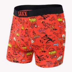 Saxx Vibe Boxer Brief (Red Halloweenie)