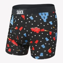 Saxx Vibe Boxer Brief (Black Beer Champs)