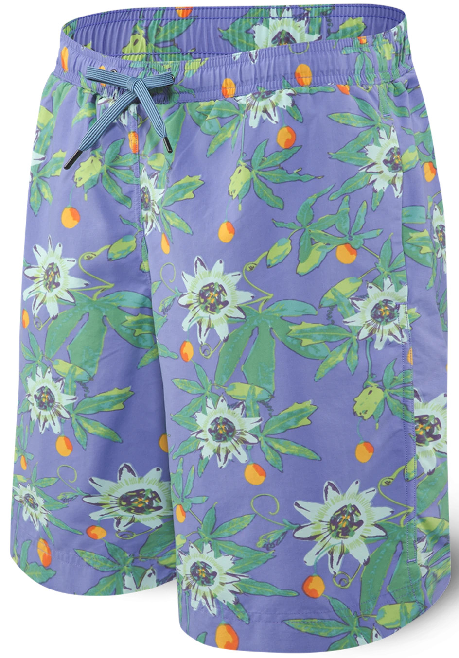 SAXX Cannonball 2n1 Short Purple Hawaiian Noir 1 SAXX Cannonball 2n1 Short Purple Hawaiian Noir