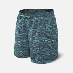Saxx Cannonball Grey Fish Scales 7" Swim Shorts 5 Saxx Cannonball Grey Fish Scales 7" Swim Shorts -Saxx Comfort Sales saxx shorts saxx cannonball grey fish scales 7 swim shorts 14123820974146