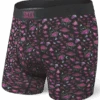 SAXX Ultra Boxer Fly Black Spaceship Paisely