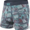 SAXX Ultra Boxer Fly Blue Feathers