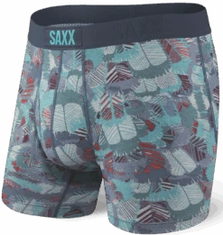SAXX Ultra Boxer Fly Blue Feathers