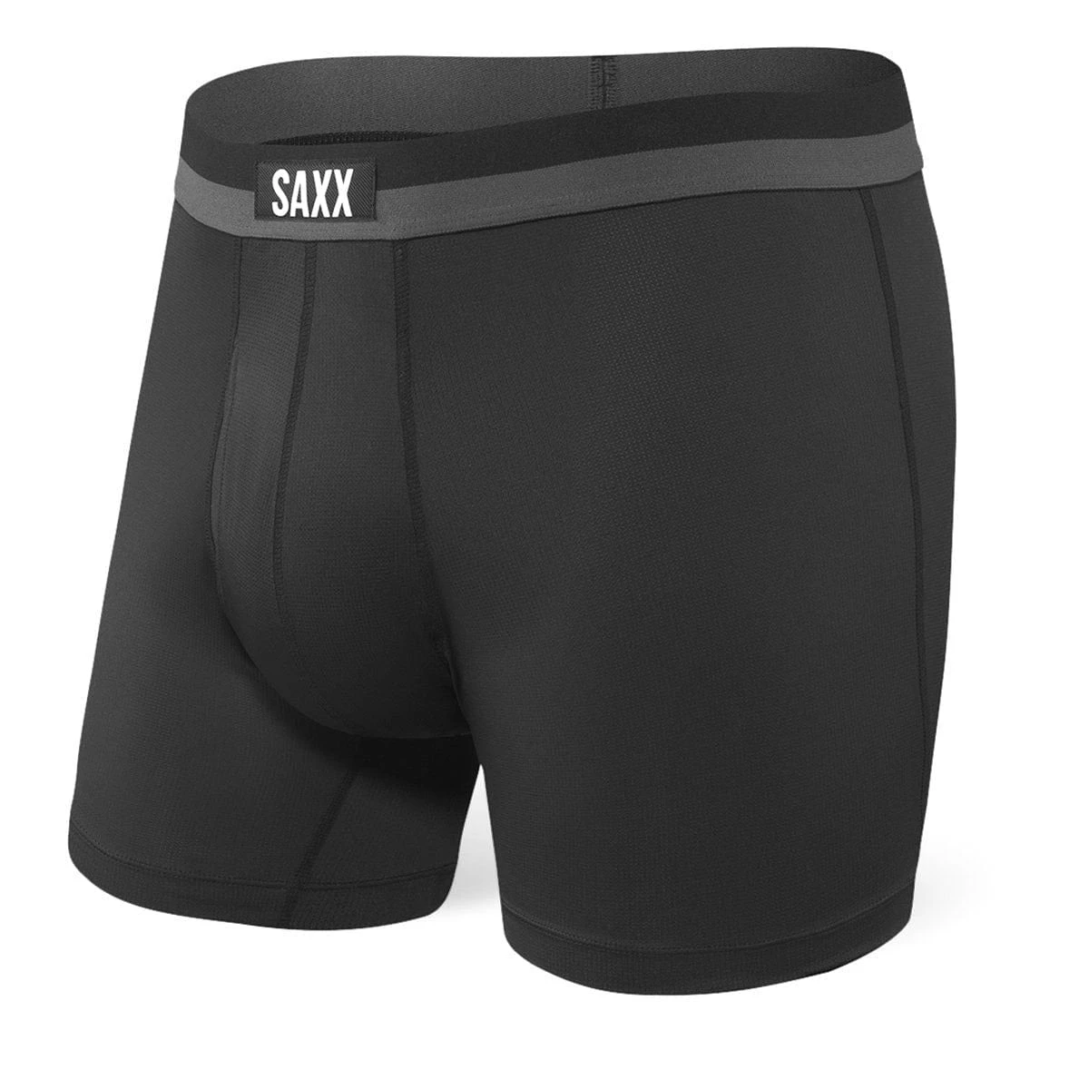 Saxx Sport Mesh Boxers - Black 1 Saxx Sport Mesh Boxers - Black