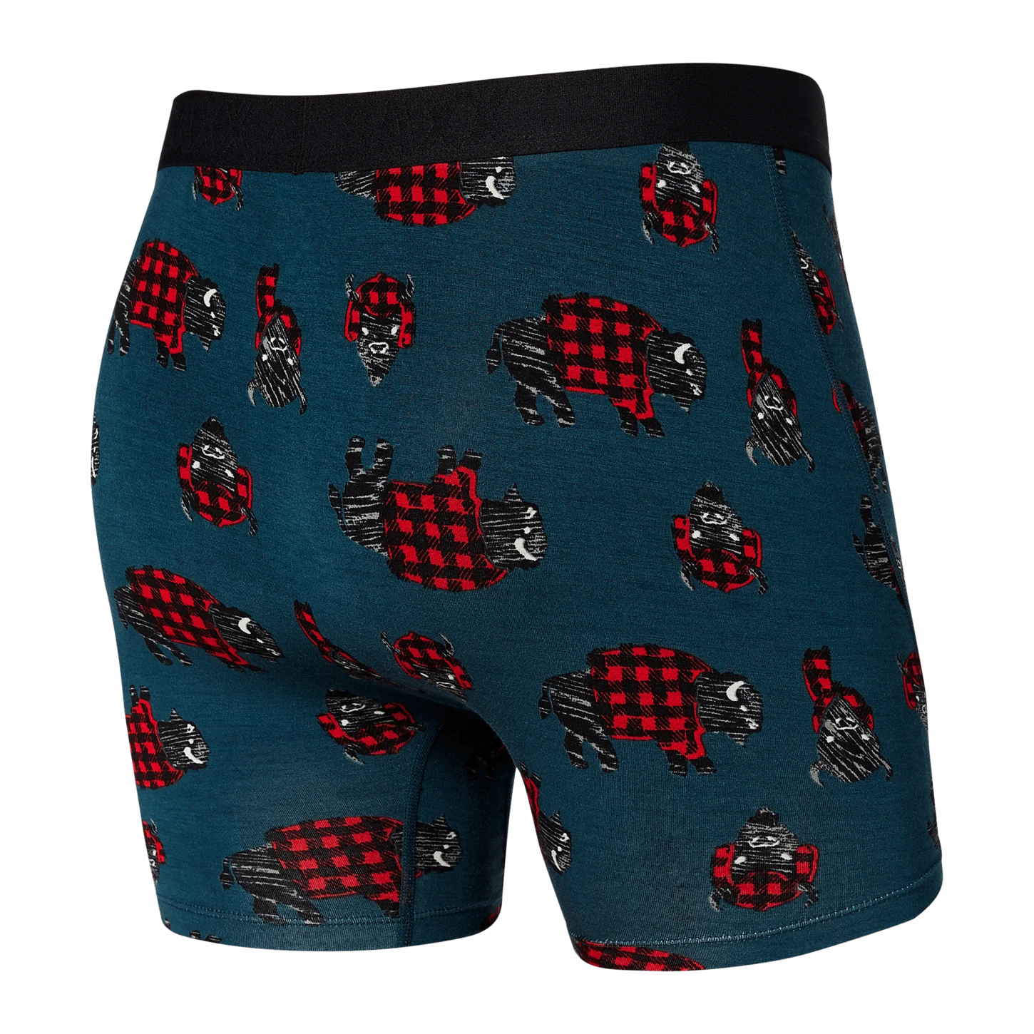 Saxx Ultra Boxers - Storm Blue Buffalo Check 2 Saxx Ultra Boxers - Storm Blue Buffalo Check - Image 2