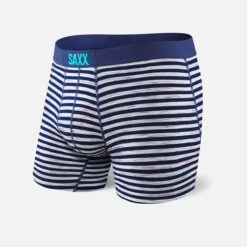 Saxx Vibe Boxers - Blue Hiker Stripe