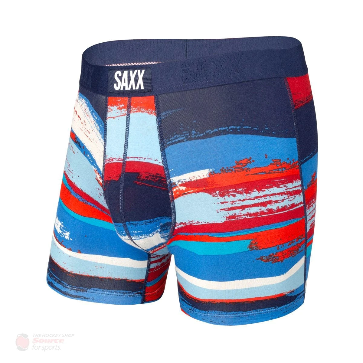 Saxx Vibe Boxers - Blue Paint Can Stripe 1 Saxx Vibe Boxers - Blue Paint Can Stripe