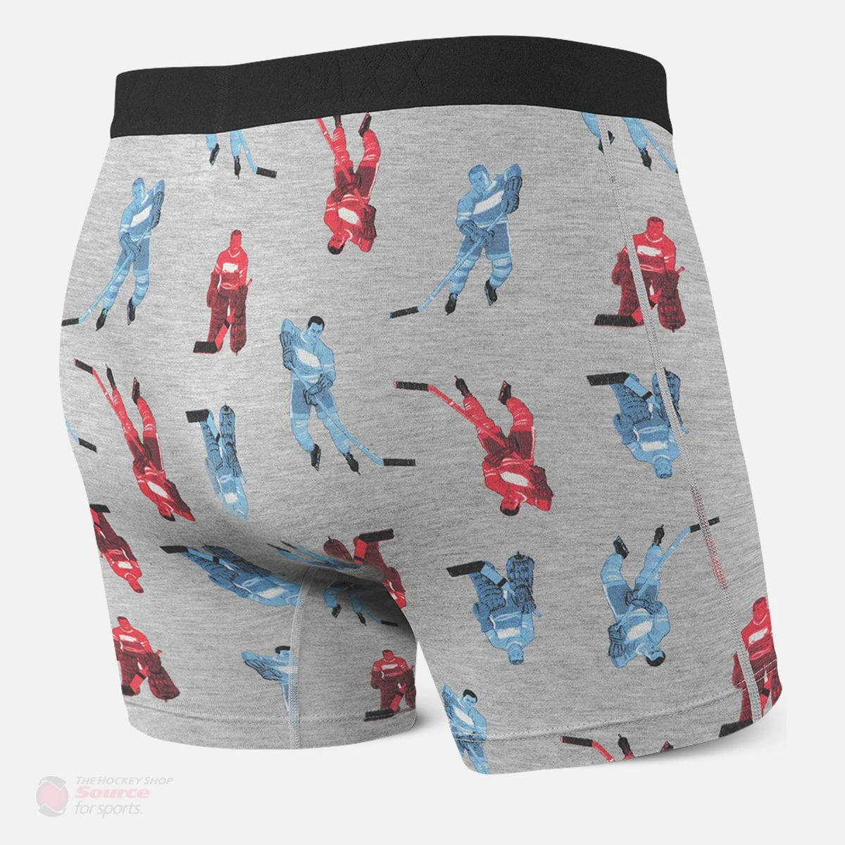 Saxx Vibe Boxers - Grey Hockey 2 Saxx Vibe Boxers - Grey Hockey - Image 2