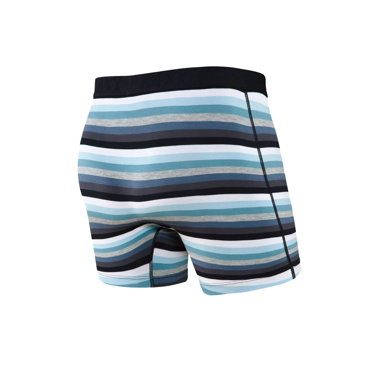 Saxx Vibe Boxers - Grey Pop Stripe 2 Saxx Vibe Boxers - Grey Pop Stripe - Image 2