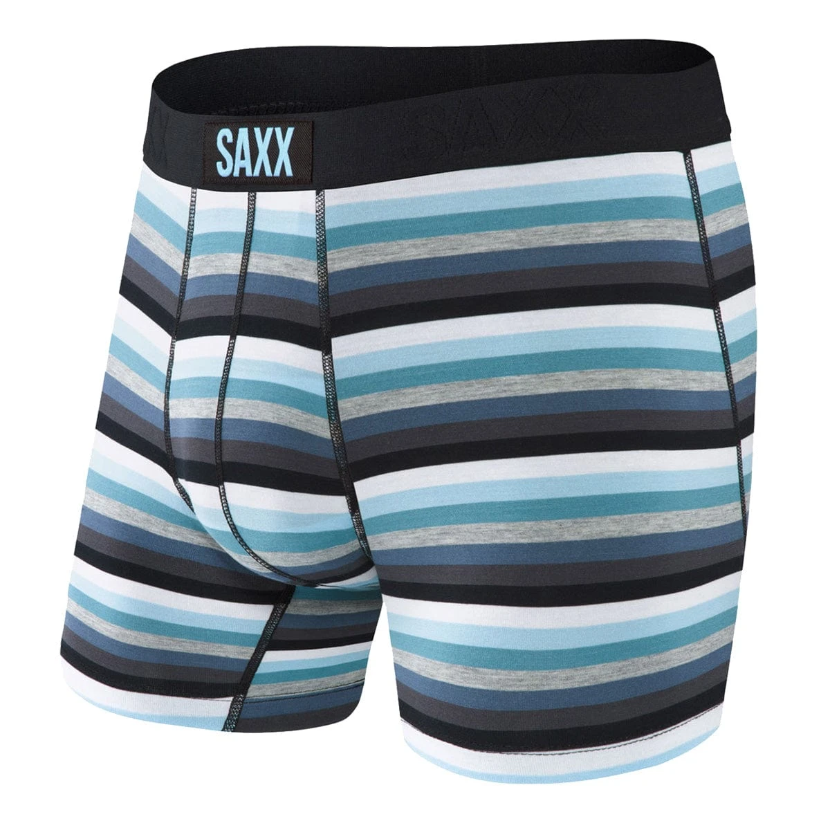 Saxx Vibe Boxers - Grey Pop Stripe 1 Saxx Vibe Boxers - Grey Pop Stripe