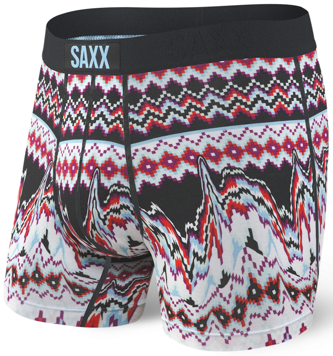 SAXX Vibe Boxer Brief Black Tribal Melt 1 SAXX Vibe Boxer Brief Black Tribal Melt