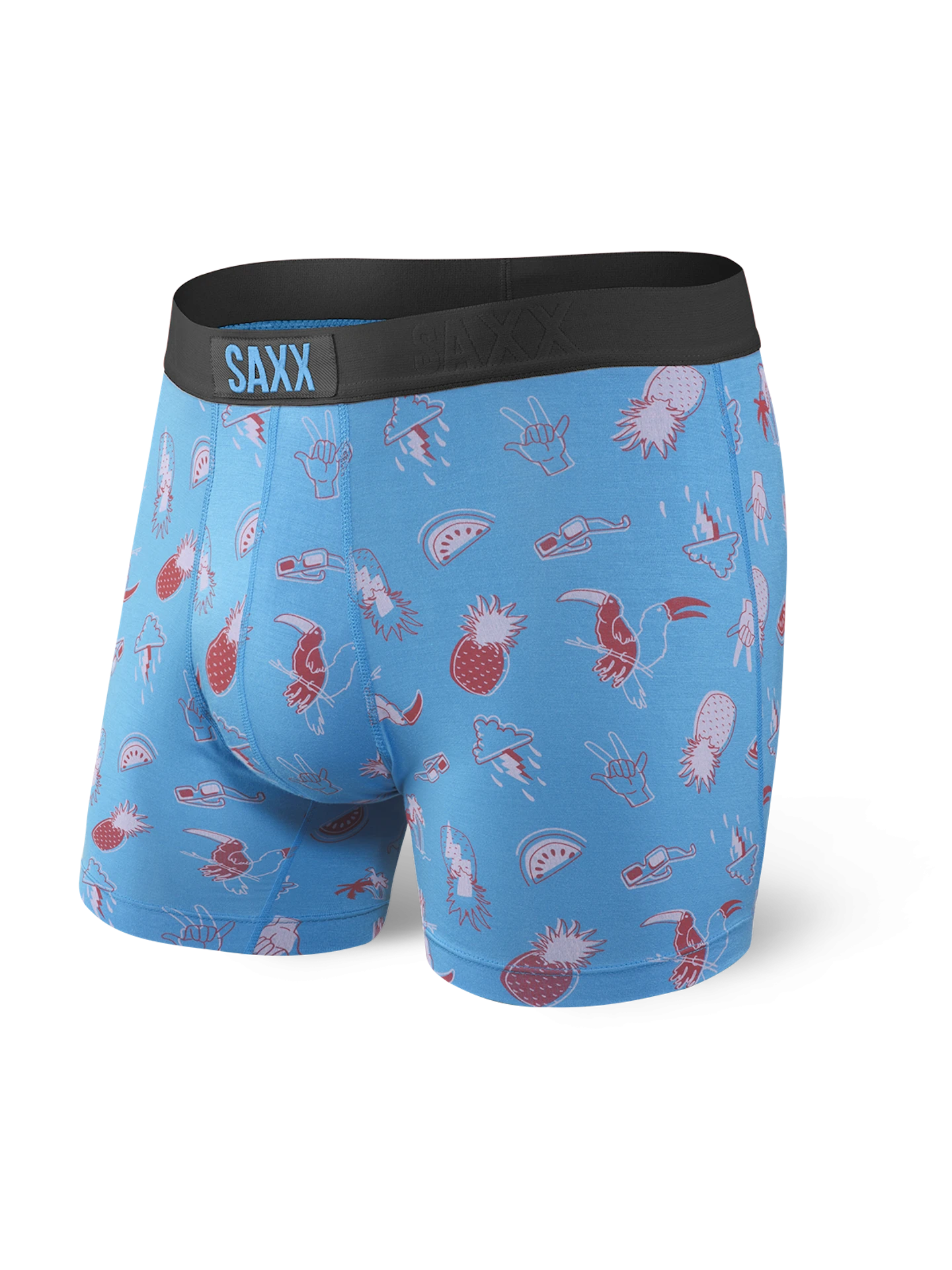 SAXX Vibe Boxer Brief Blue Escape 1 SAXX Vibe Boxer Brief Blue Escape