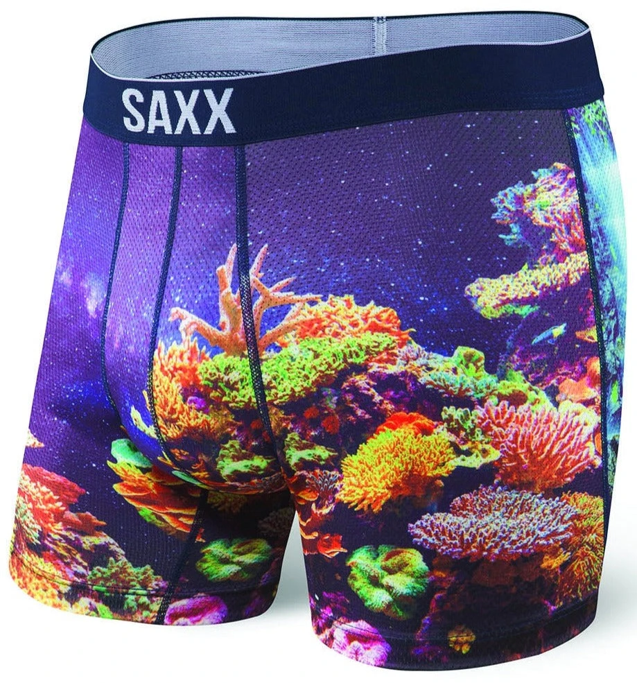 SAXX Volt Boxer Brief Galactic Coral 1 SAXX Volt Boxer Brief Galactic Coral