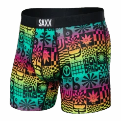 Saxx Vibe Boxer Brief - Lazy Daze Multi