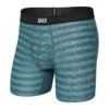 Saxx Hot Shot Boxer Brief Fly (Washed Teal Heather)