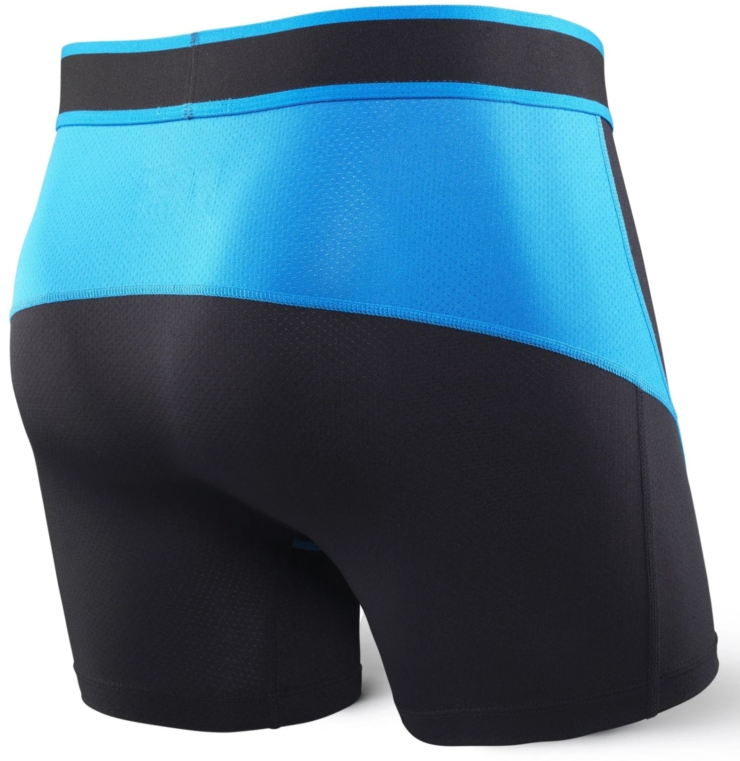 SAXX Kinetic Boxer Black/Electric Blue 2 SAXX Kinetic Boxer Black/Electric Blue - Image 2