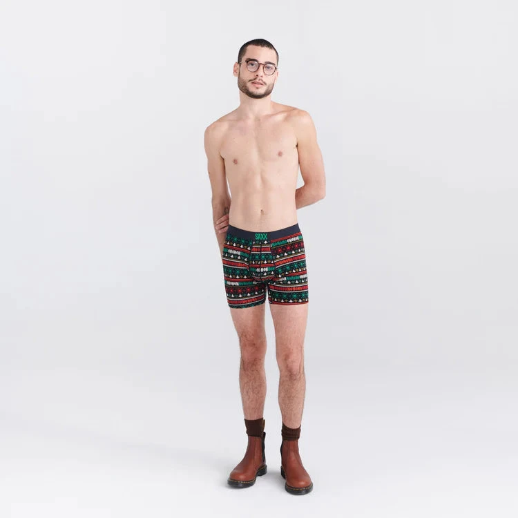 Saxx Ultra Boxer Brief (Holiday Sweater + Black) 2 Saxx Ultra Boxer Brief (Holiday Sweater + Black) - Image 2