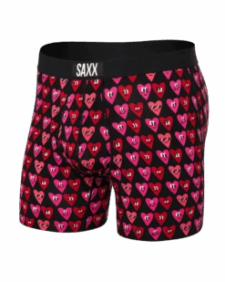 Saxx Ultra Boxer Brief - Let's Get It On-Black