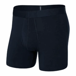 Saxx DropTemp Cooling Cotton Boxer Brief (Dark Ink)