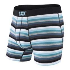 Saxx Vibe Boxer Brief (Grey Pop Stripe)