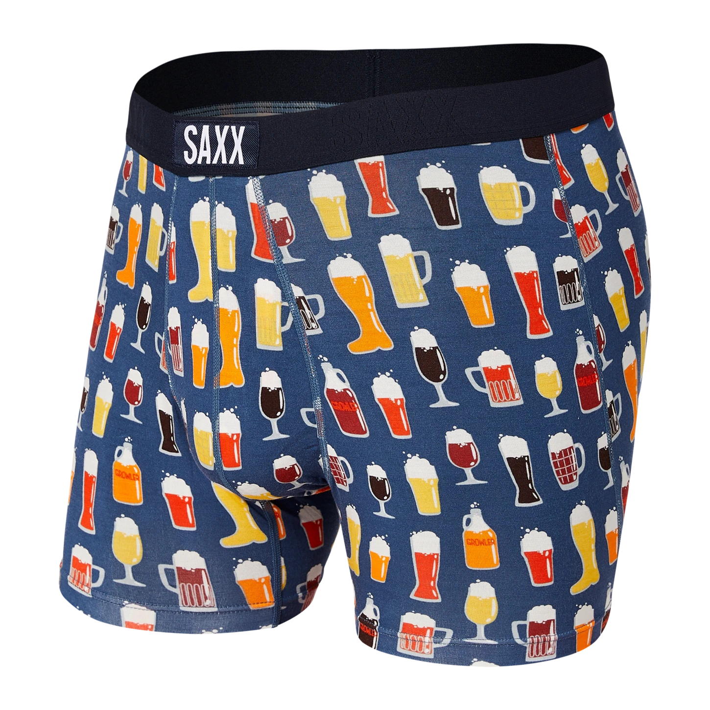 Saxx Vibe Boxer Brief - Dark Denim Pitch Perfect 1 Saxx Vibe Boxer Brief - Dark Denim Pitch Perfect