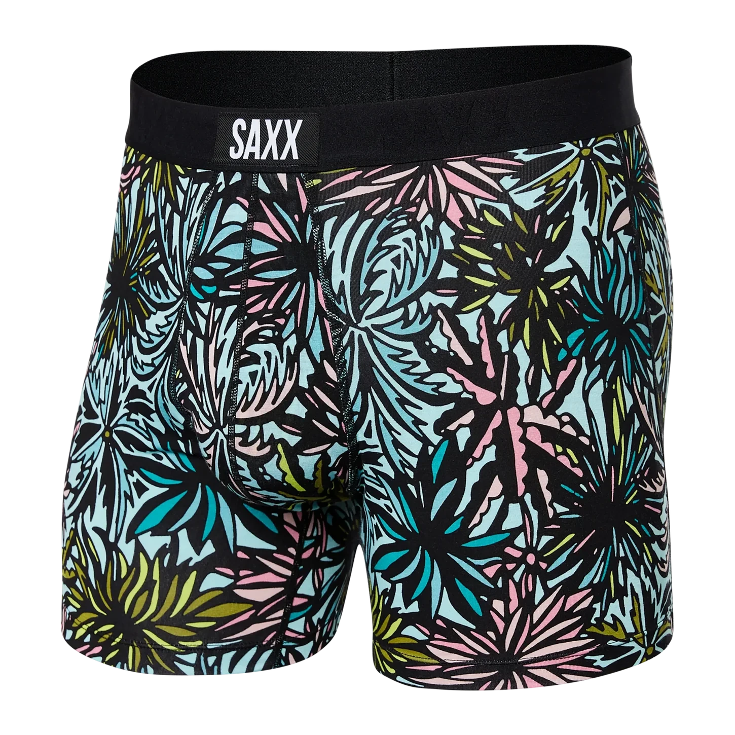 Saxx Vibe Boxer Brief (Palm Springs Light Aqua) 1 Saxx Vibe Boxer Brief (Palm Springs Light Aqua)