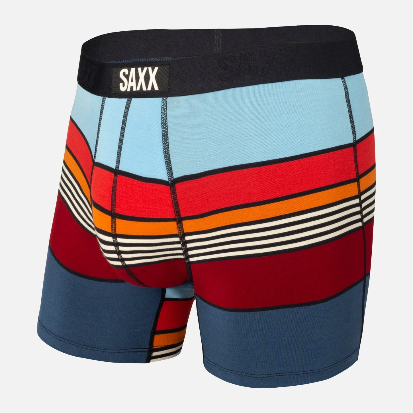 Saxx Vibe Boxer Brief (Navy Super Stripe) 1 Saxx Vibe Boxer Brief (Navy Super Stripe)