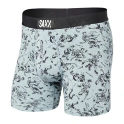 Saxx Vibe Boxer Brief (Vintage Skate - Blue)