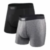 Saxx Ultra Boxer Brief Fly 2PK (Black + Grey)