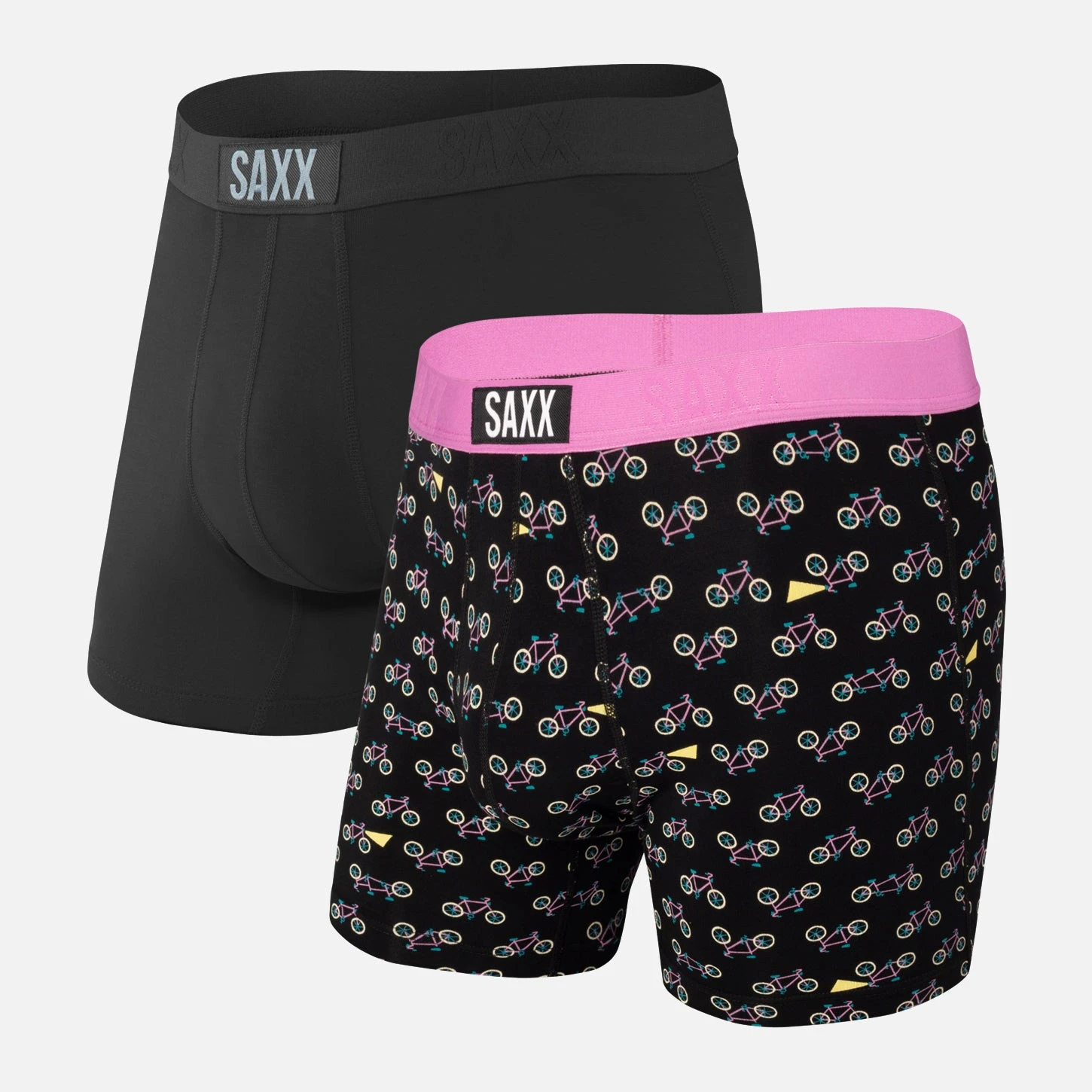 Saxx Vibe Boxer Brief 2PK (Bicycle Black) 1 Saxx Vibe Boxer Brief 2PK (Bicycle Black)