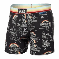 Saxx Vibe Boxer Brief - Park Wanderlust Multi